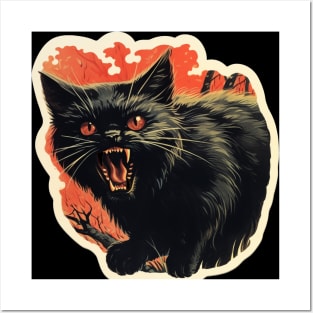 Angry Cat Posters and Art